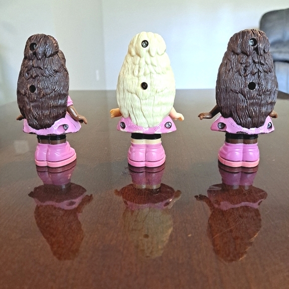 Three 1993 McDonald's Toy Holiday Sally Secrets, Paper Punch Dolls - Picture 3 of 6